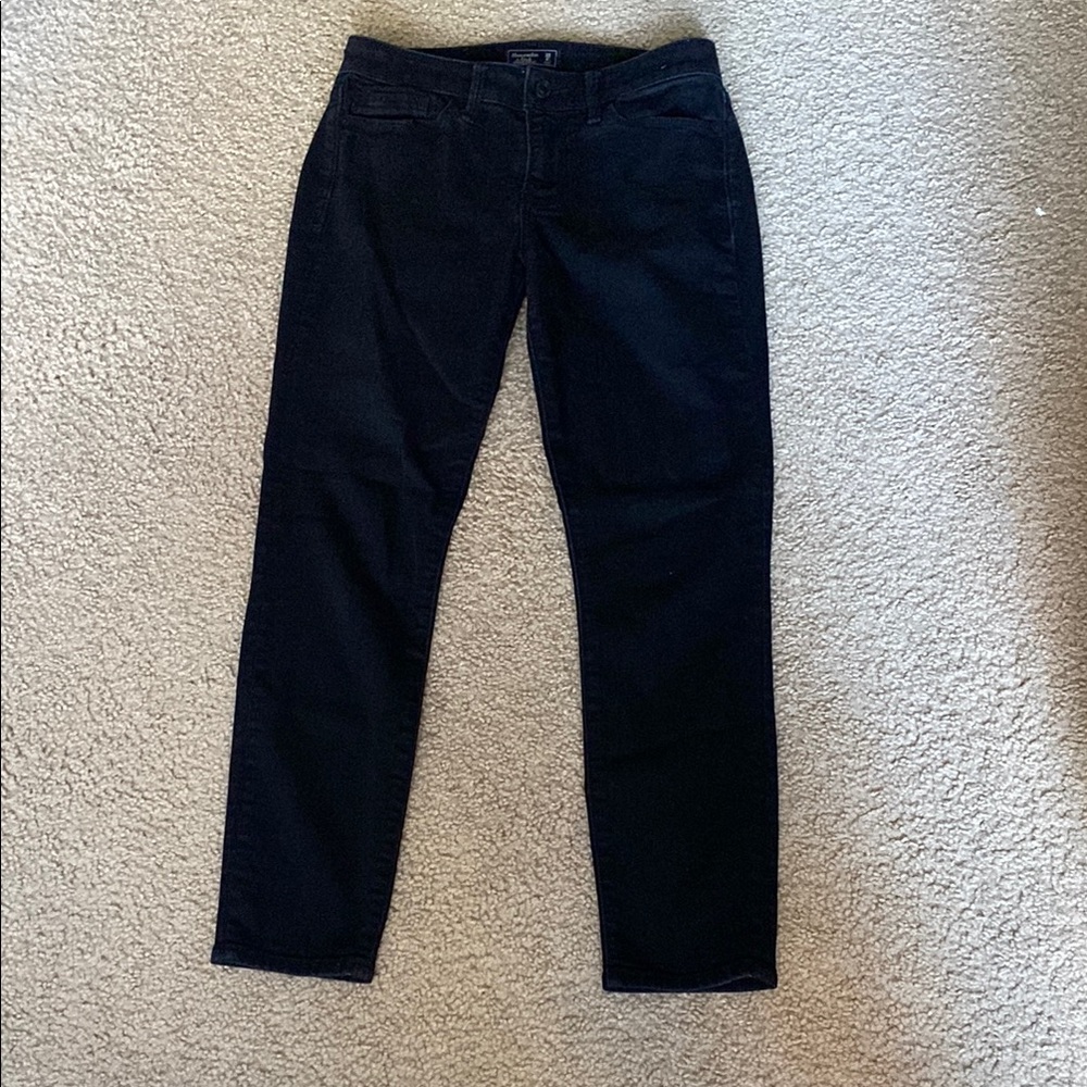 Abercrombie & Fitch black jeans size 25